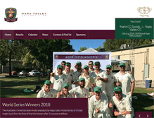 Tablet Screenshot of napacricket.com